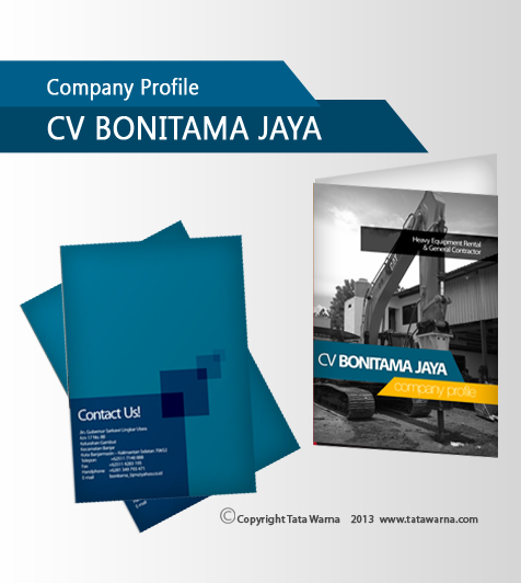 Jasa pembuatan desain company profile  Rosyi TataWarna